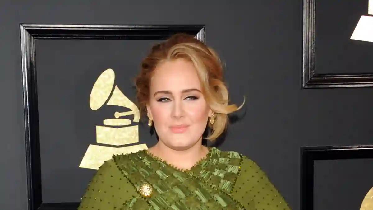 Adele  at  the  59th  GRAMMY  Awards  held  at  the  Staples  Center  in  Los  Angeles,  USA  on  Fe