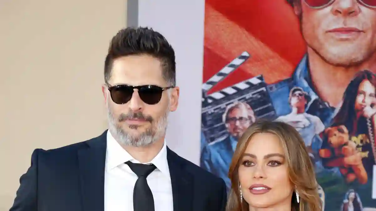 Joe Manganiello and Sofia Vergara at the Los Angeles premiere of 'Once Upon a Time In Hollywood' hel