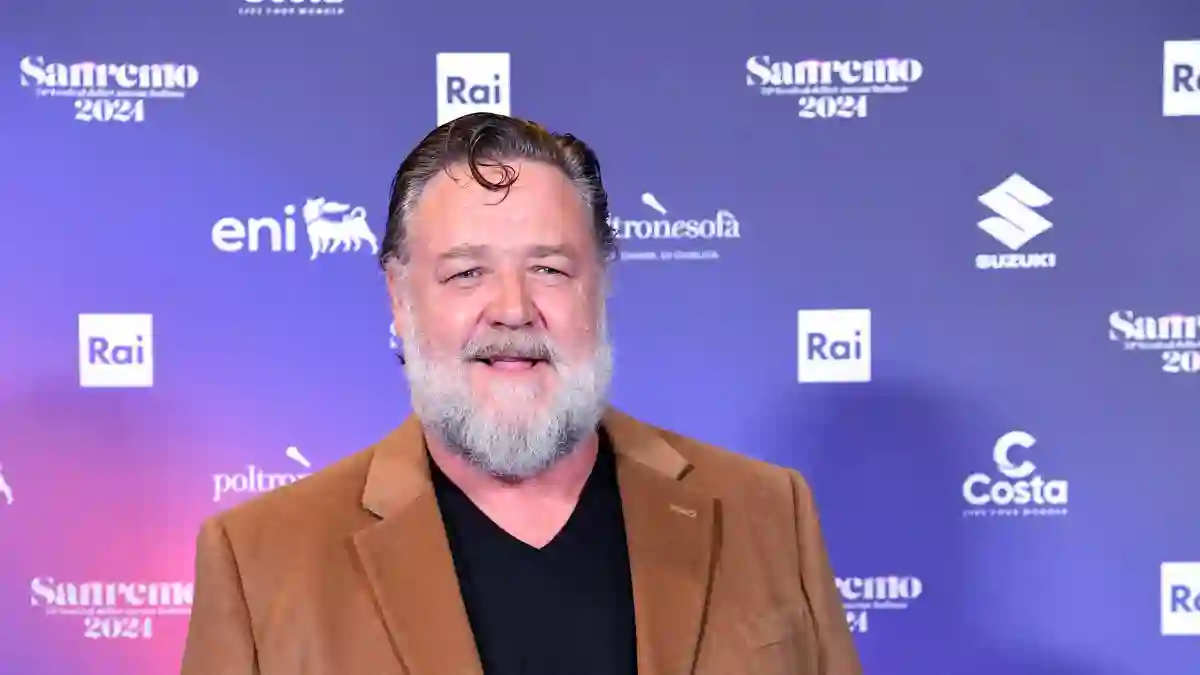 Russel Crowe At 74th Italian Song Festival - Sanremo Russel Crowe attending the 74th Italian Song Festival in Sanremo, I
