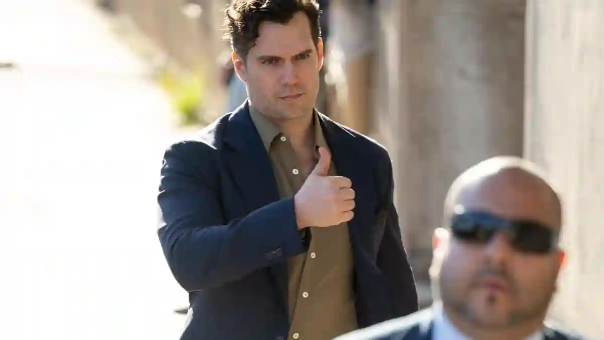 Celebrities At The Jimmy Kimmel Live! Studios Featuring: Henry Cavill Where: Los Angeles, California, United States When