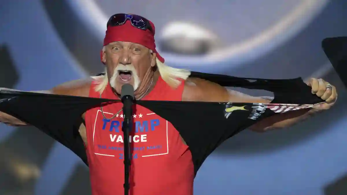 News: Republican National Convention July 18, 2024; Milwaukee, WI, USA; Hulk Hogan, professional entertainer and wrestle