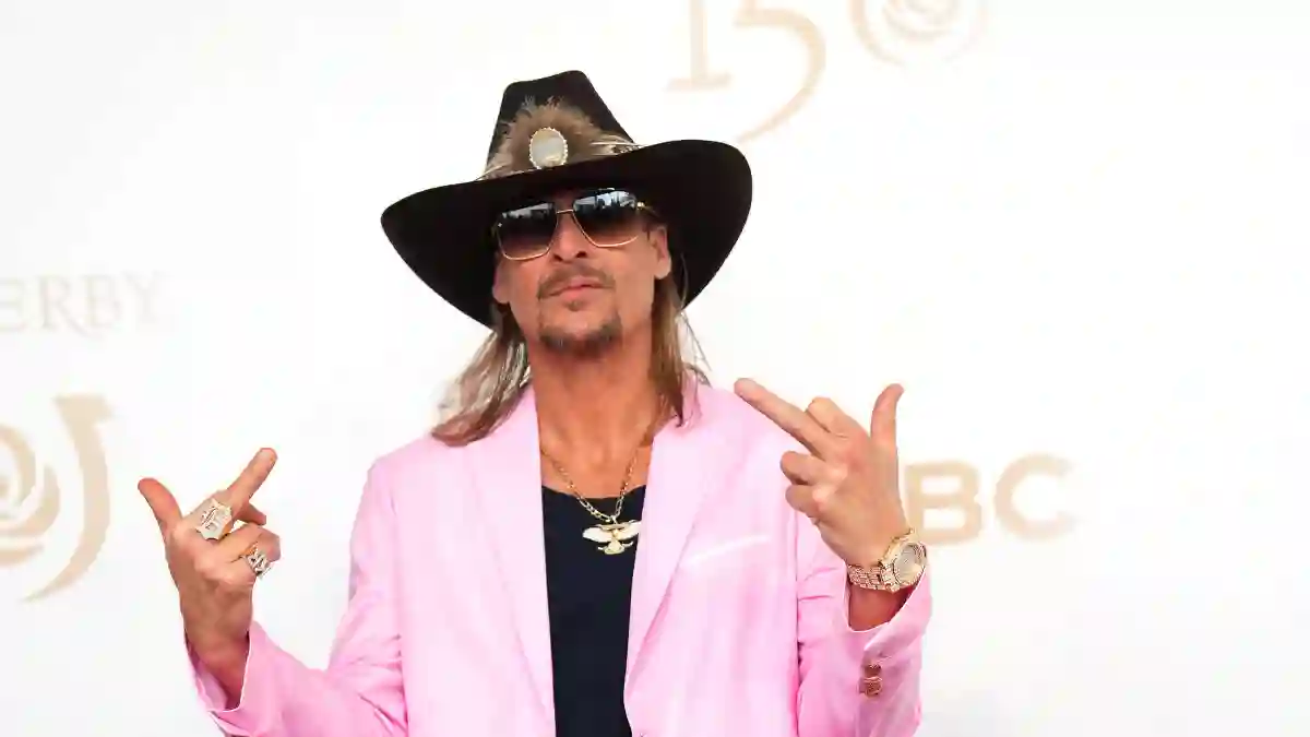 LOUISVILLE, KY - MAY 04: Musician Kid Rock walks the red carpet before the 150th running of the Kentucky Derby on May 4,