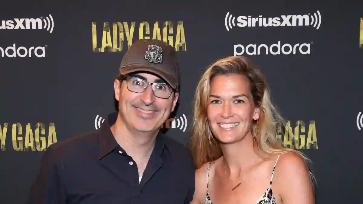 John Oliver's wife Kate Norley is a Iraq War veteran.