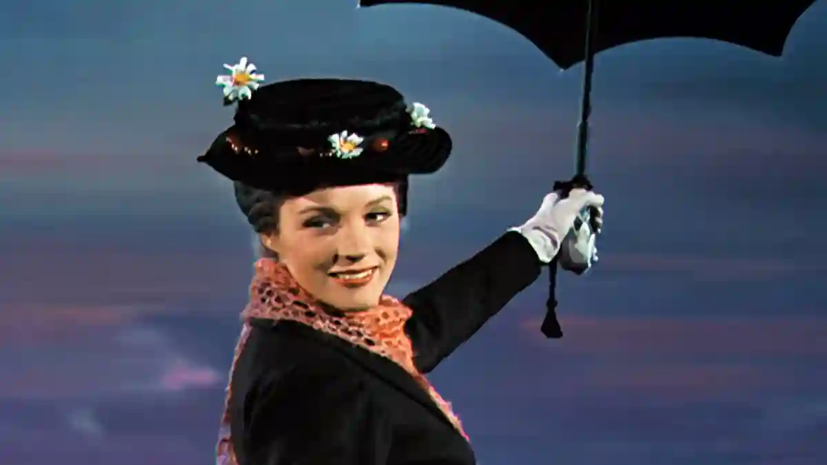 Julie Andrews as "Mary Poppins" in 1964