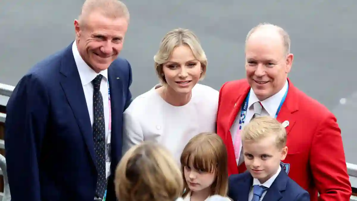 Princess Charlene, Prince Albert, Princess Gabriella, Prince Jacques