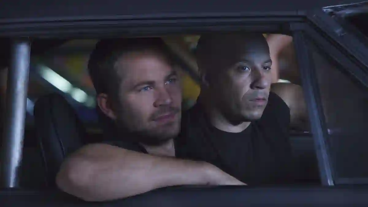 Paul Walker and Vin Diesel in 'Fast and Furious 5'.