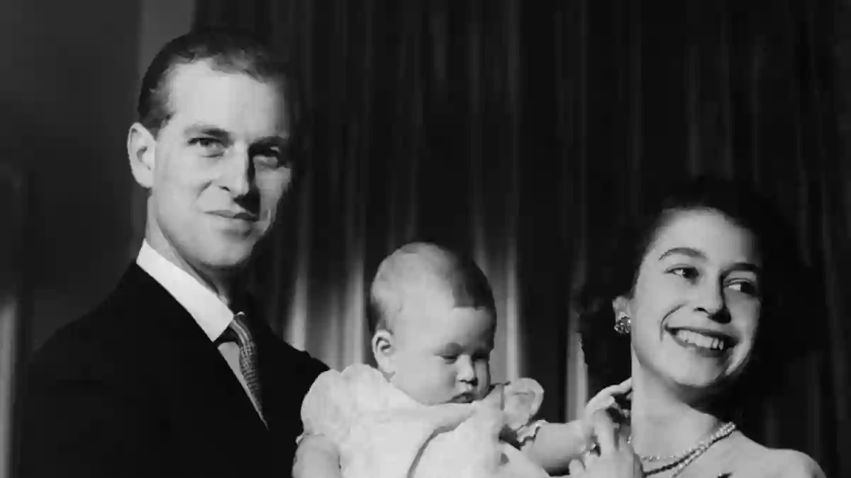 Prince Philip, Prince Charles, Queen Elizabeth II.
