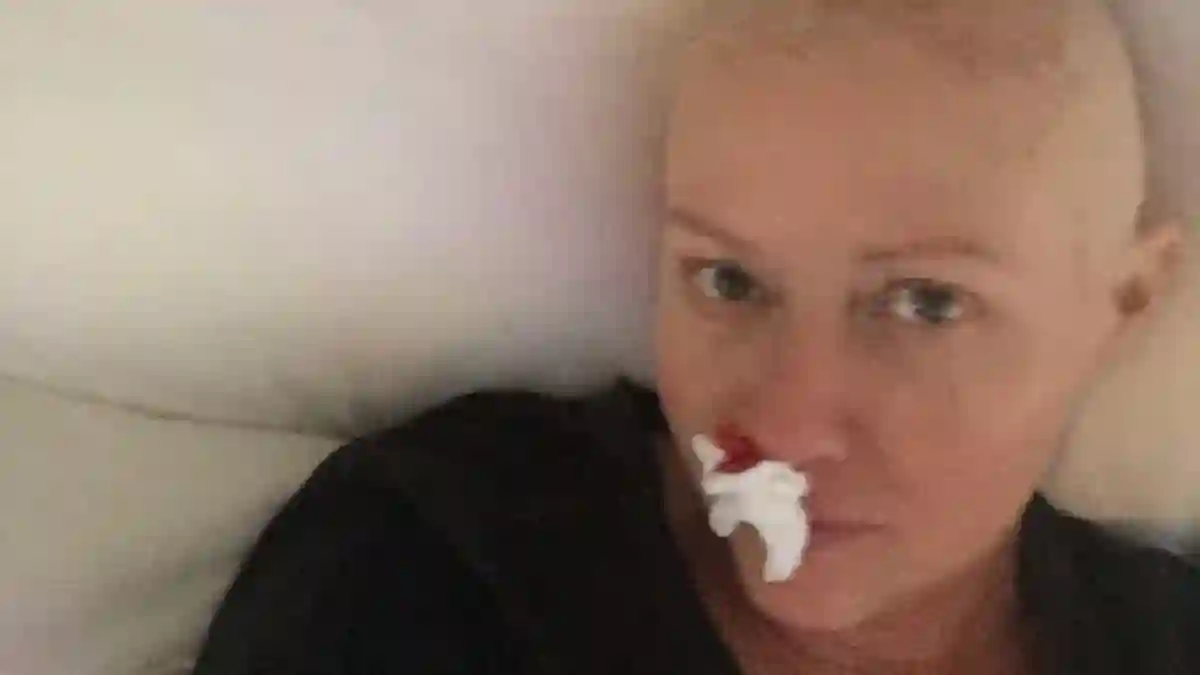 Shannen Doherty on Instagram after her chemotherapy breast cancer awareness month 2021 new photo picture