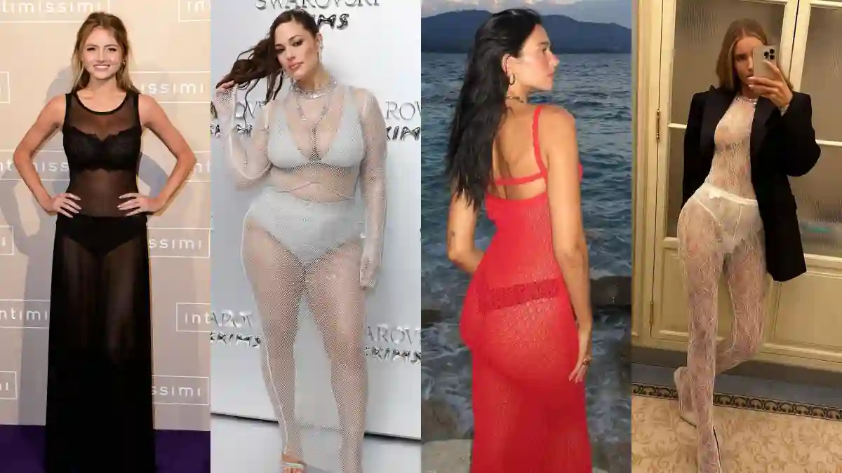 the hottest transparent looks of the year sexy see-through