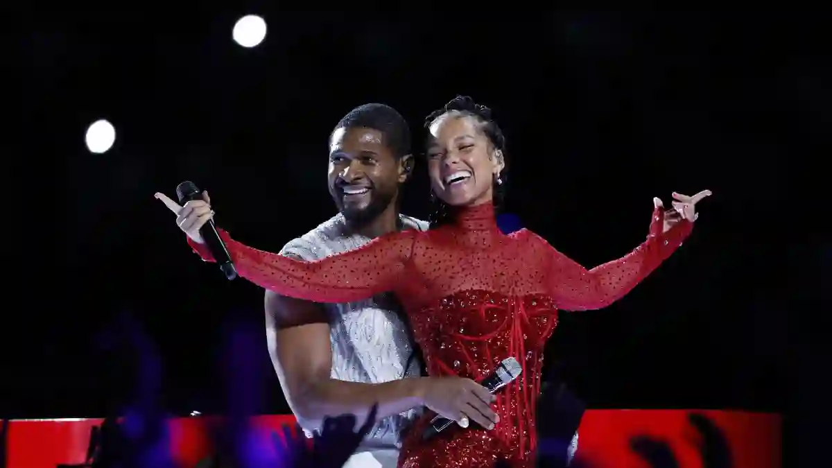 Usher and Alicia Keys