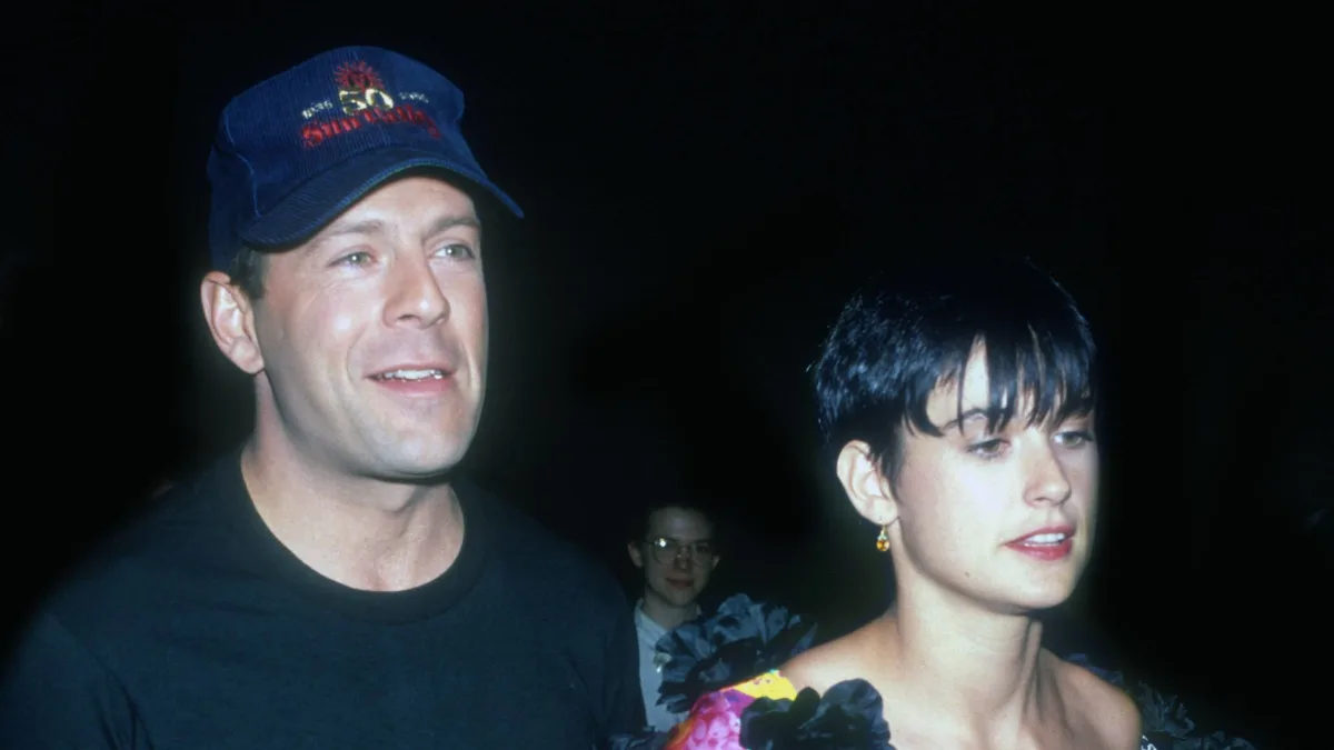 Bruce Willis and Demi Moore