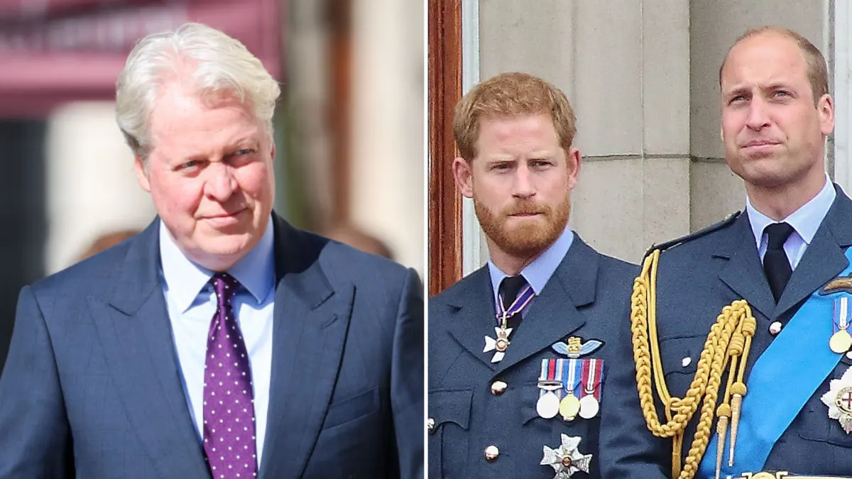 Charles Spencer, Prince Harry and Prince William
