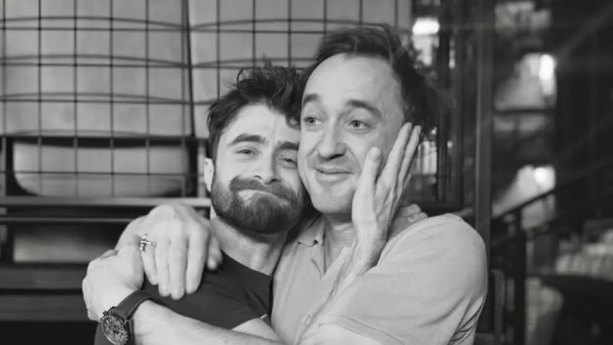 Daniel Radcliffe and Tom Felton