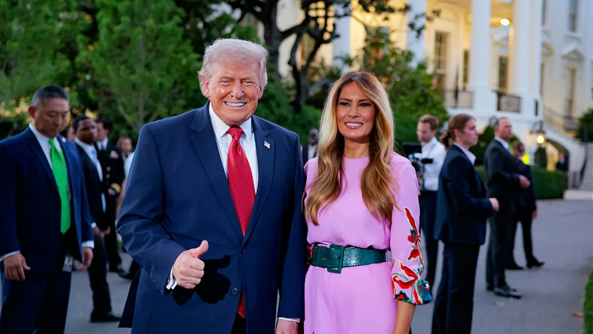 Donald Trump and Melania Trump