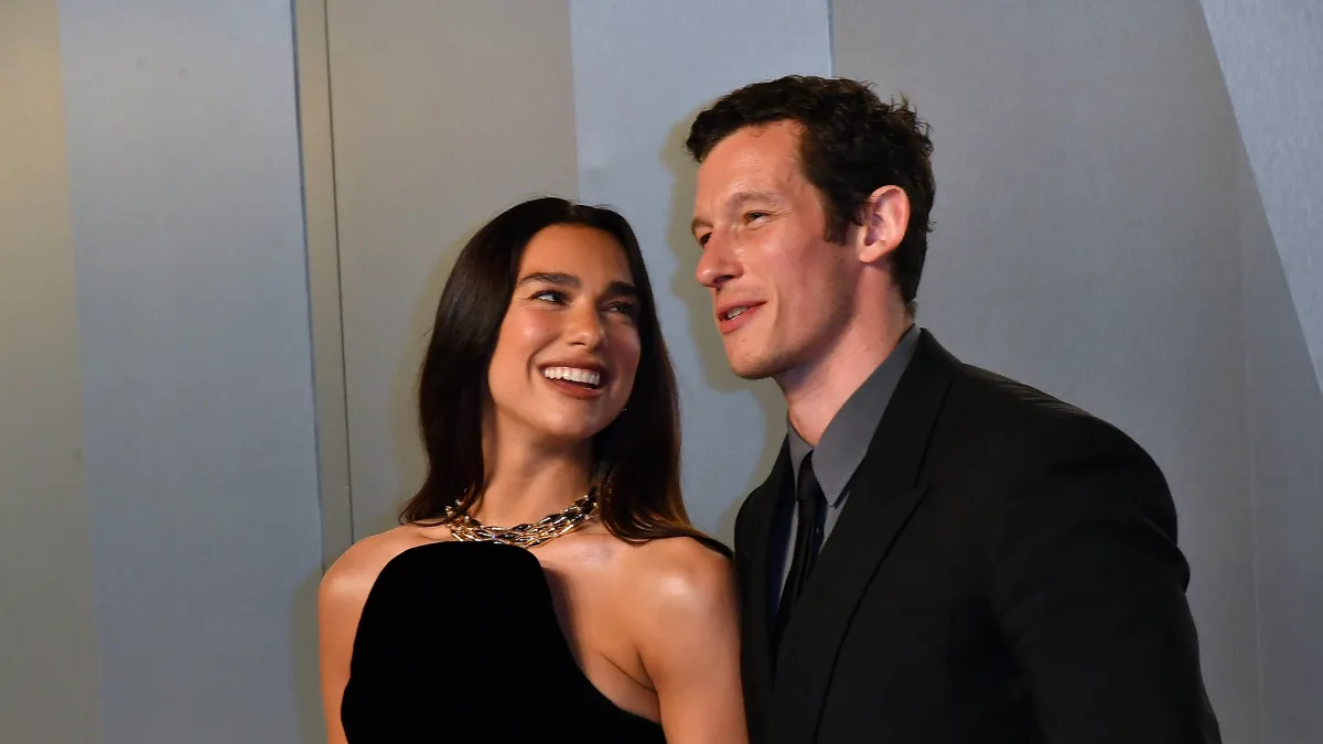 Dua Lipa and Callum Turner shine