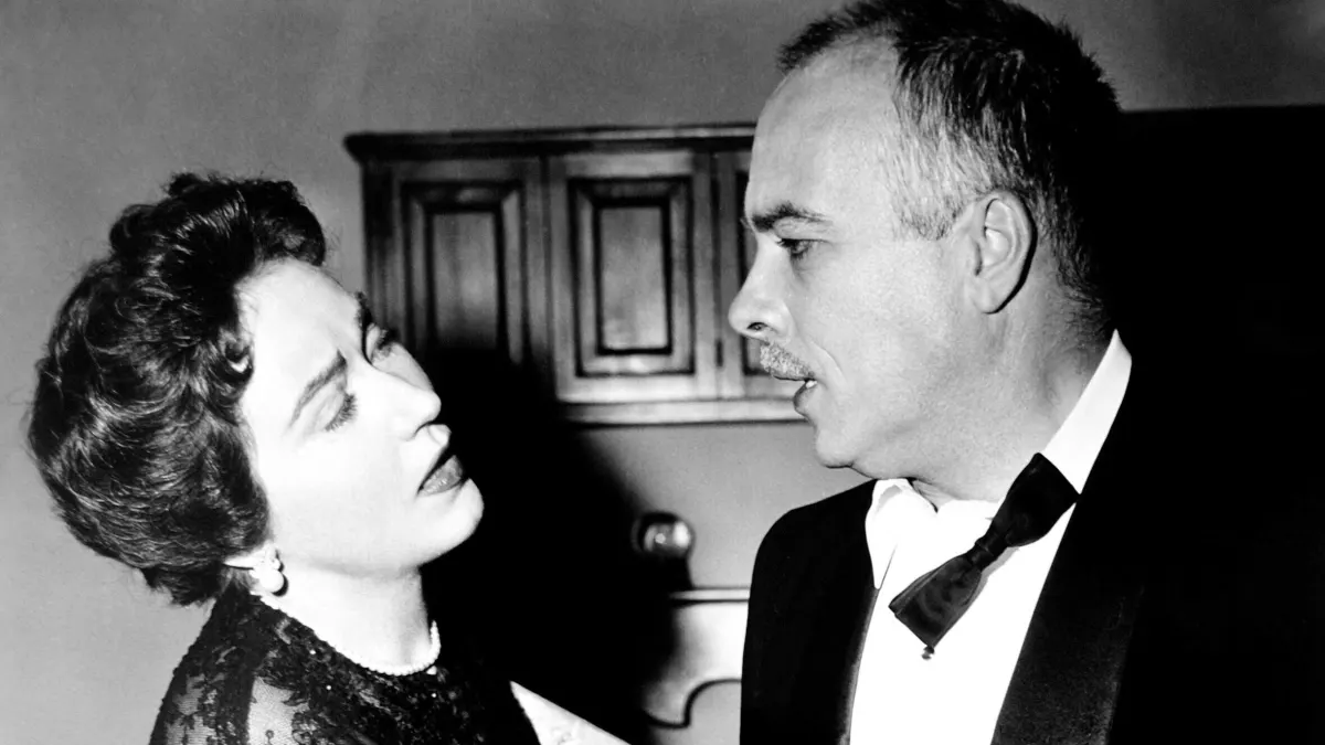 ROCK, PRETTY BABY, from left, Fay Wray, Edward Platt, 1956 Ref:MBDROPR EC025 PUBLICATIONxINxGERxSUIxAUTxONLY Copyright: