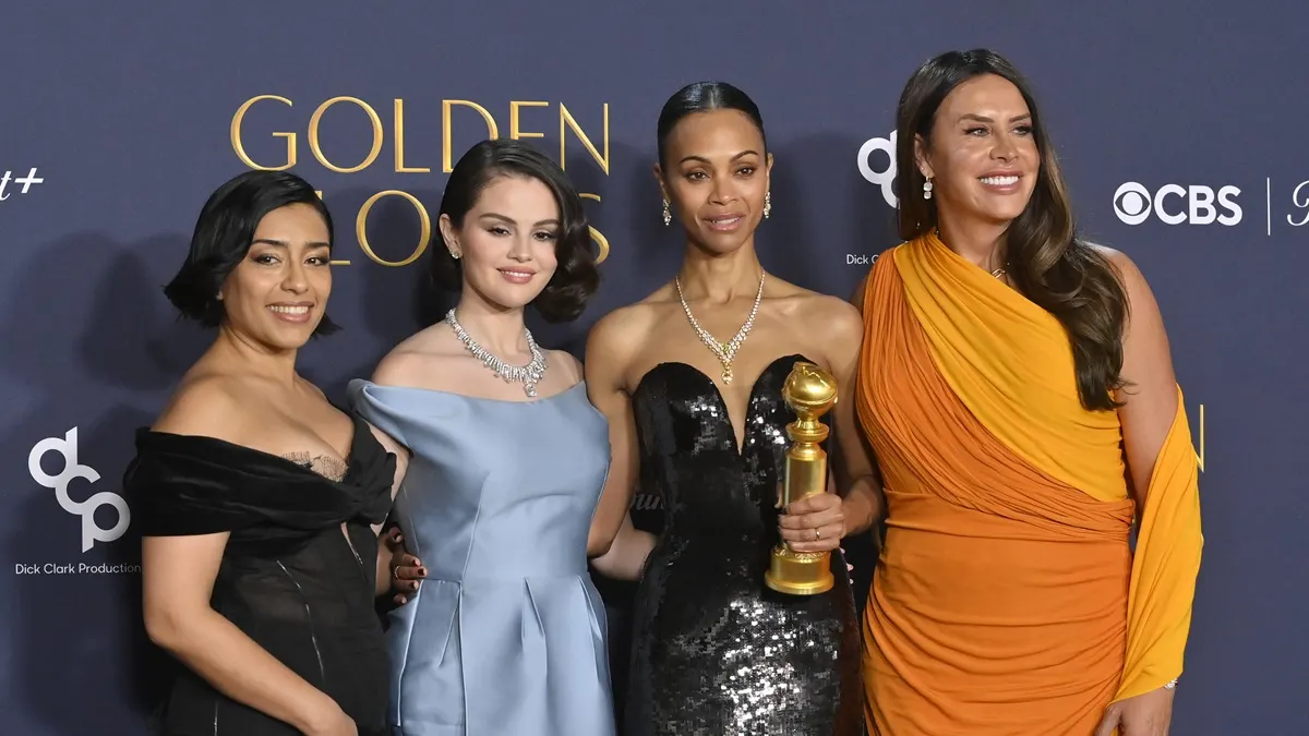 The stars of the movie "Emilia Perez"