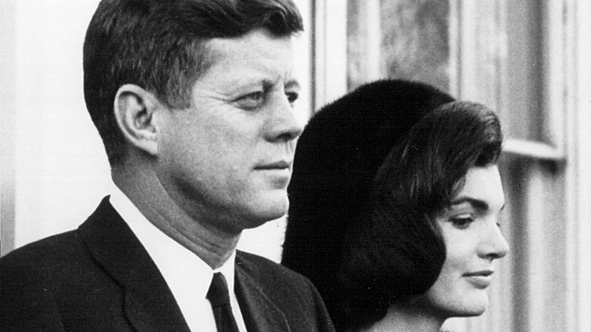 John and Jackie Kennedy