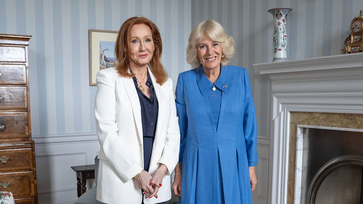 J.K. Rowling and Queen Camilla