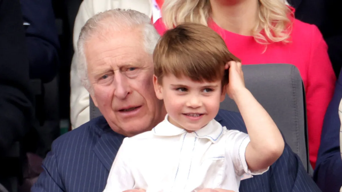 King Charles III and Prince Louis