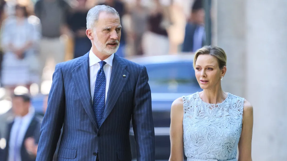 King Felipe and Princess Charlène