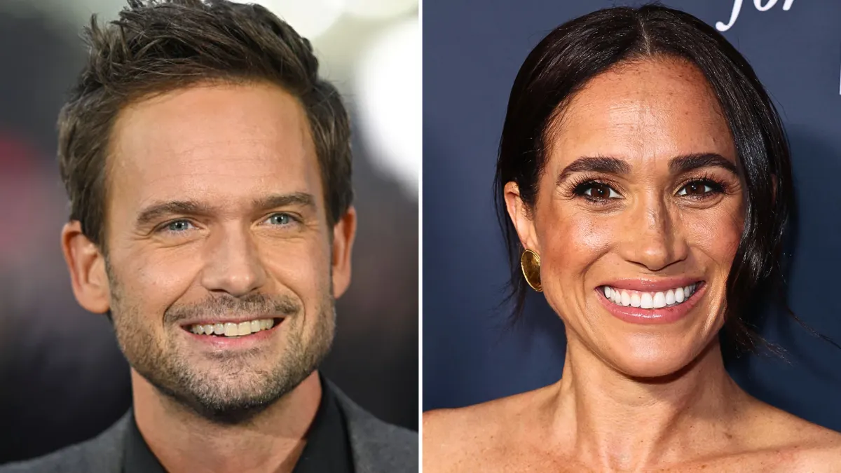 Patrick J. Adams and Meghan Markle