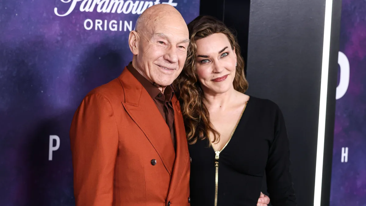 Patrick Stewart and his wife, Sunny