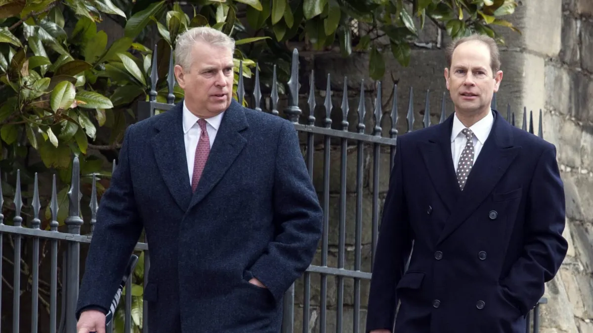 Prince Andrew and Prince Edward