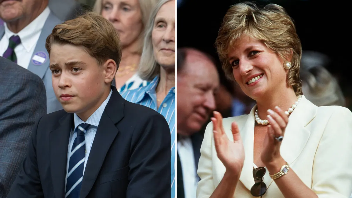 Prince George and Princess Diana
