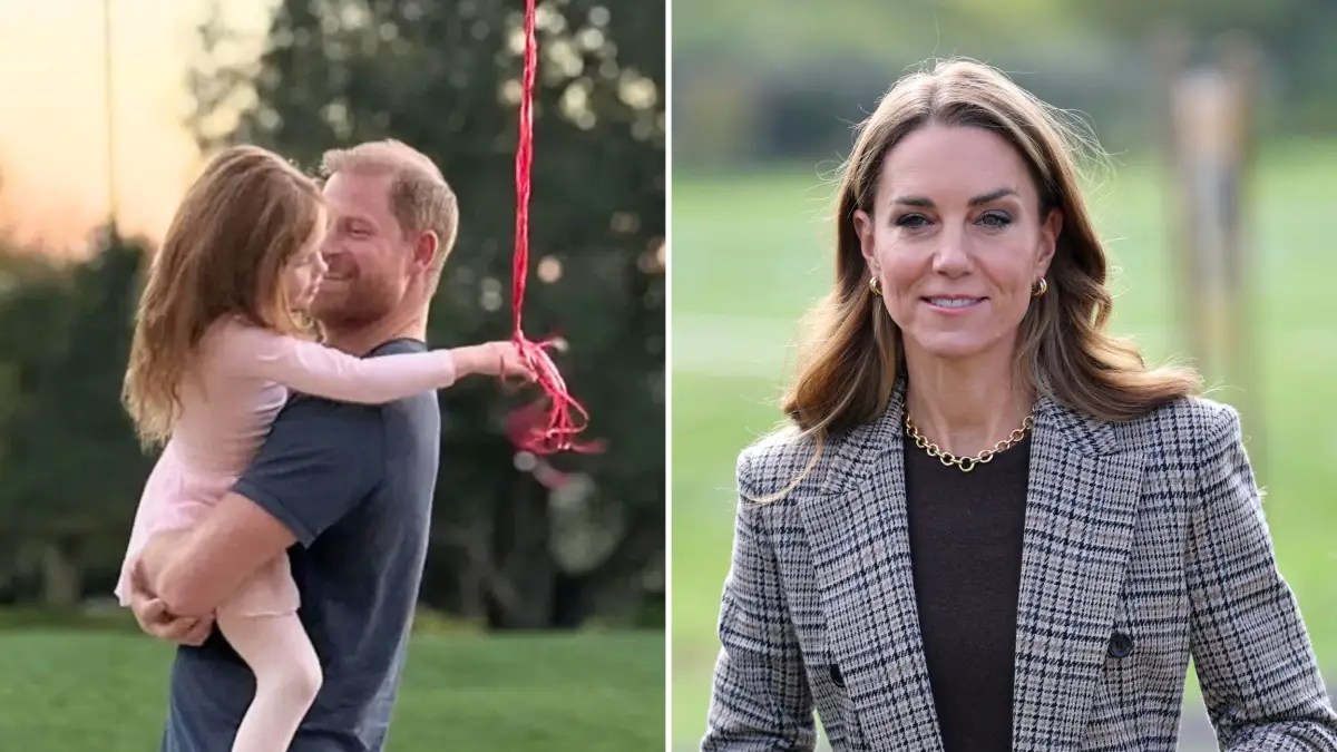 Prince Harry, Princess Lilibet and Princess Kate