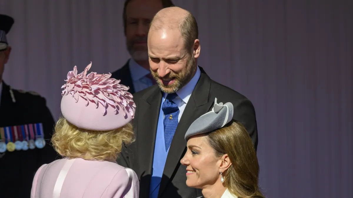 Prince William, Queen Camilla and Princess Kate