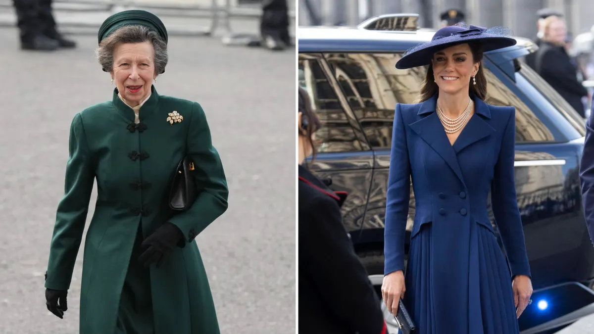 Princess Anne and Princess Kate