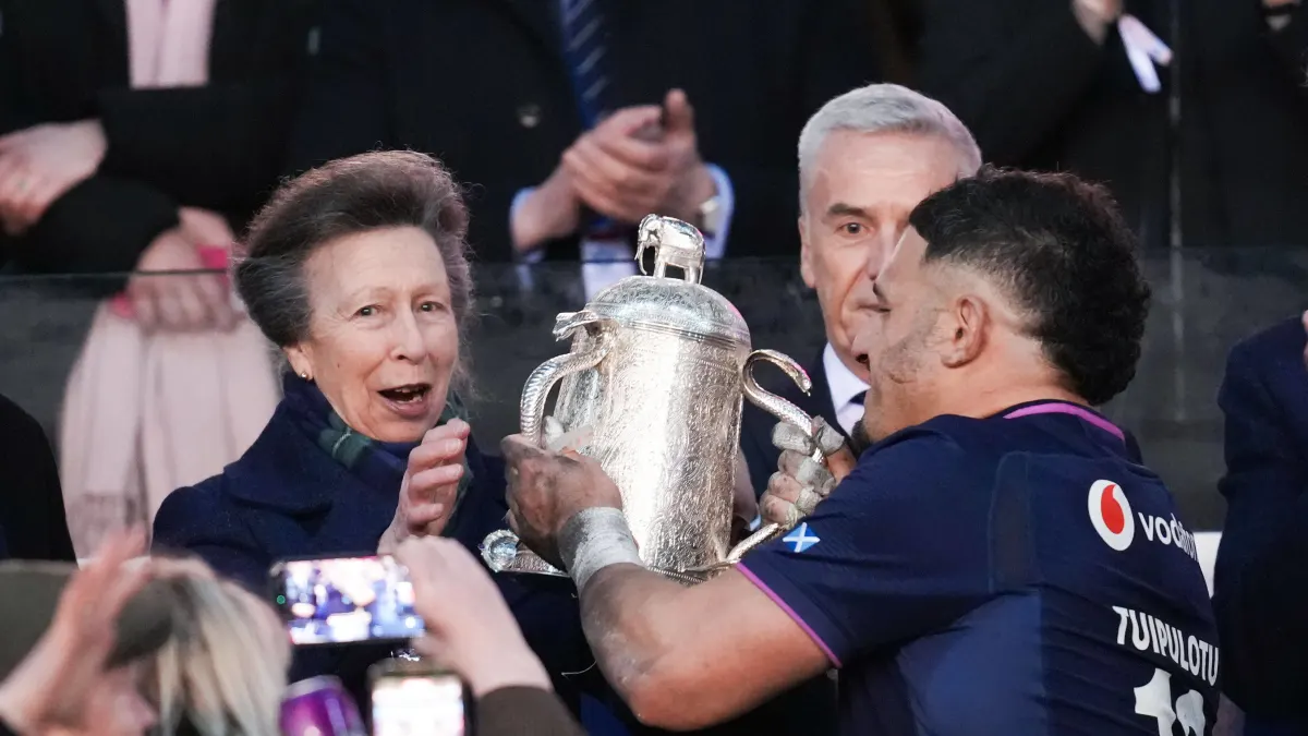 Princess Anne and Sione Tuipulotu