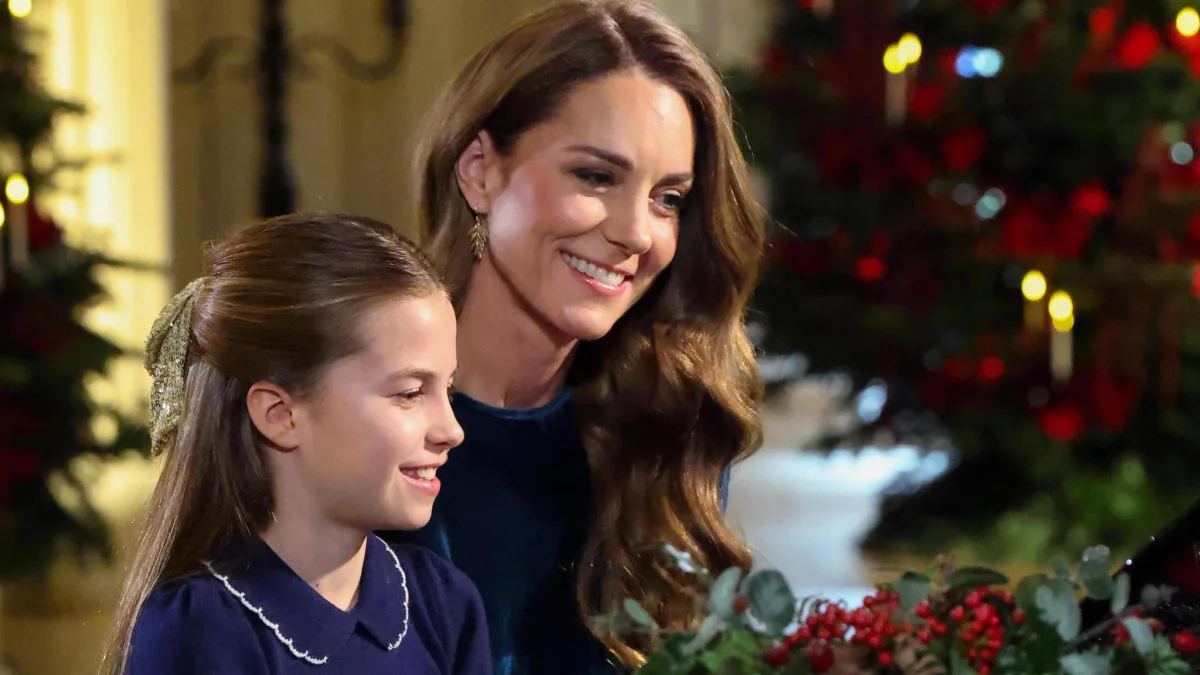Princess Charlotte and Princess Kate