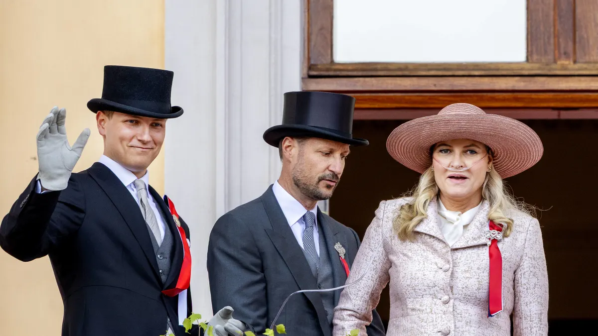 Prince Sverre Magnus, Queen Mette-Marit, and King Haakon