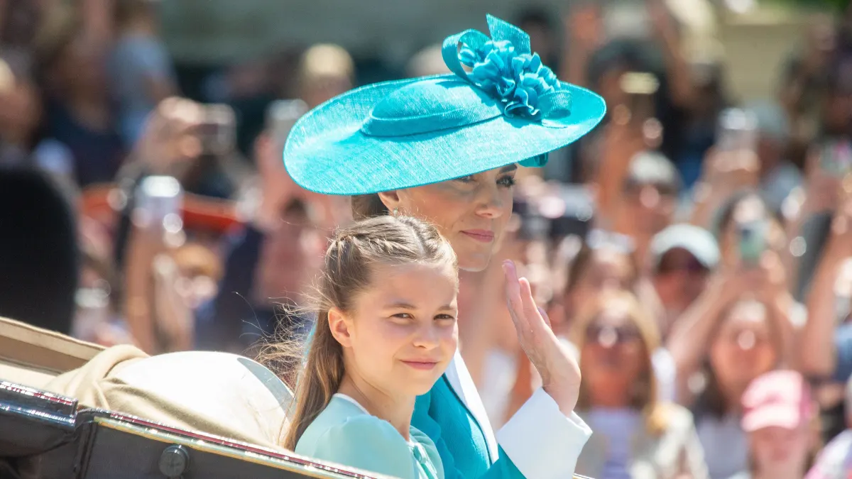 Princess Charlotte and Princess Kate are a well-coordinated team.
