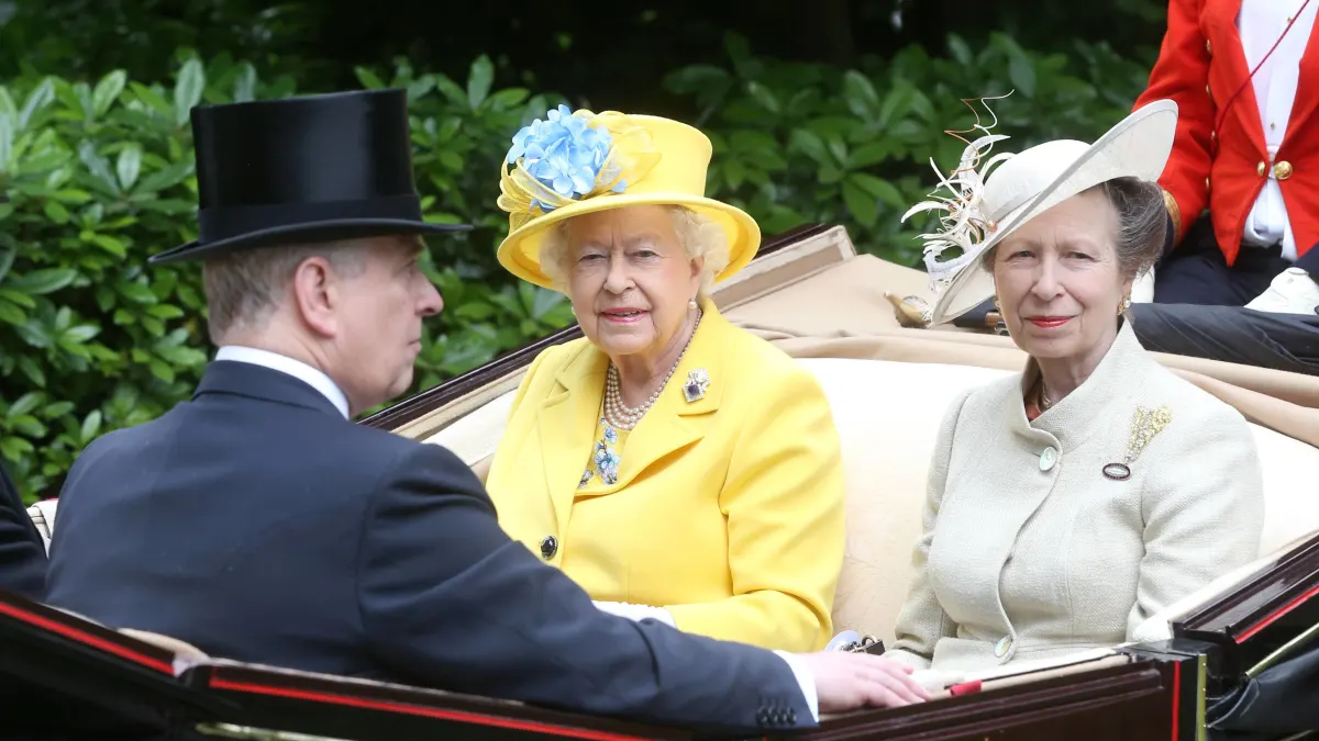 Queen Elizabeth II and Princess Anne
