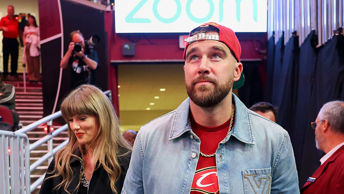 Taylor Swift and Travis Kelce