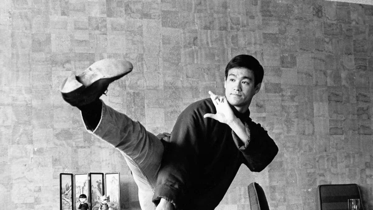 Circa 1966, Hollywood, California, USA: BRUCE LEE played Kato, a martial arts expert and faithful sidekick to the crime-