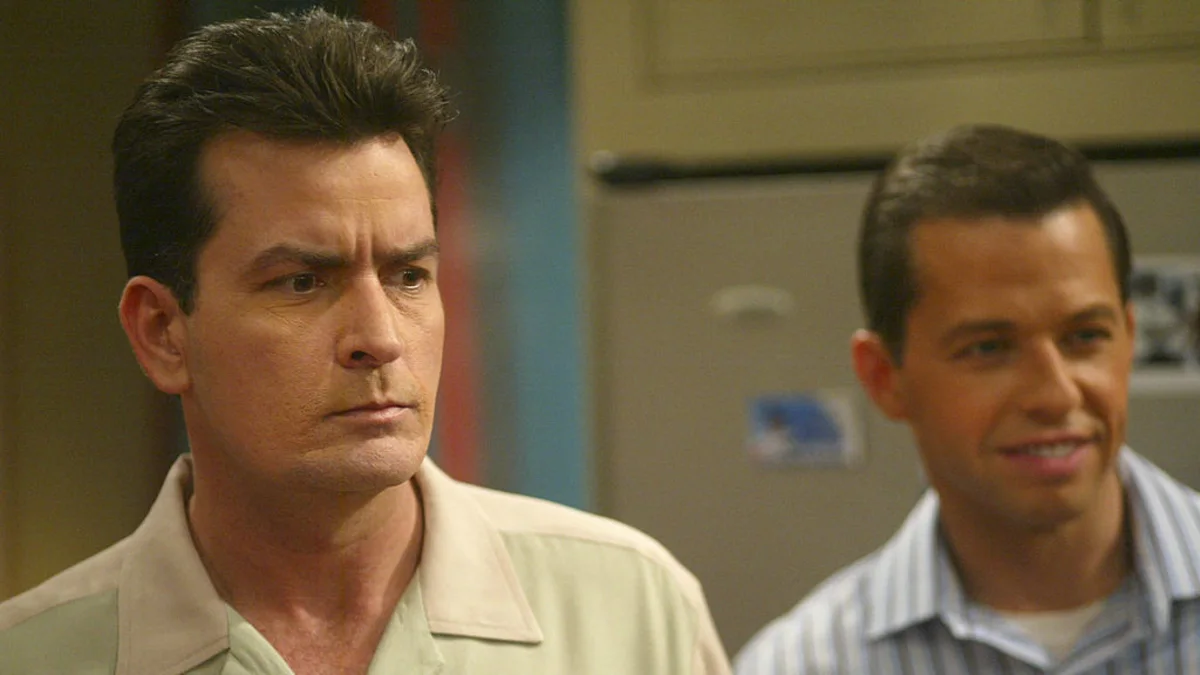 Charlie Sheen and Jon Cryer in 'Two and A Half Men'