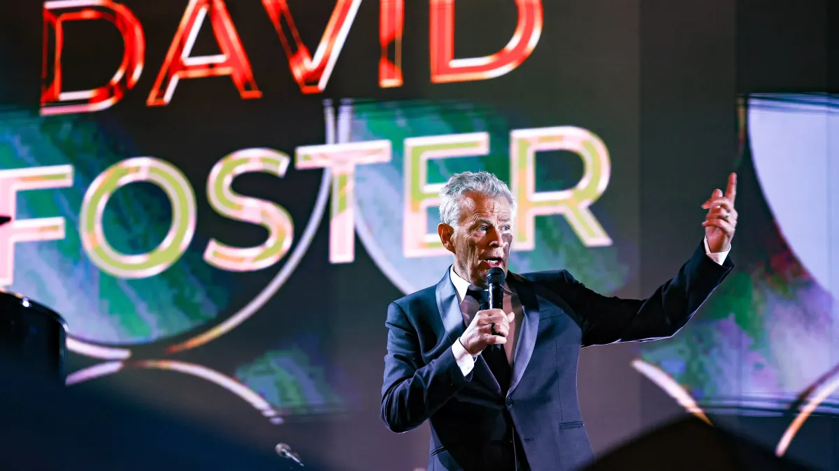 AZERBAIJAN, BAKU - JULY 27, 2024: Canadian songwriter and film composer David Foster at the international music festival