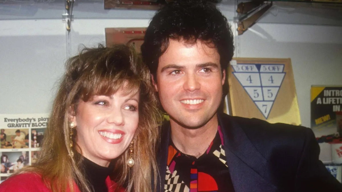 Donny Osmond and Debbie Osmond