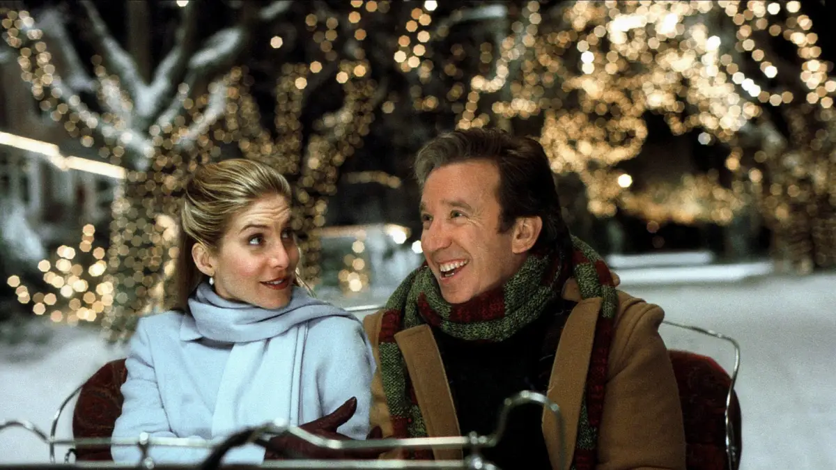 Elizabeth Mitchell as "Carol" and Tim Allen as "Scott" in 'The Santa Clause 2'