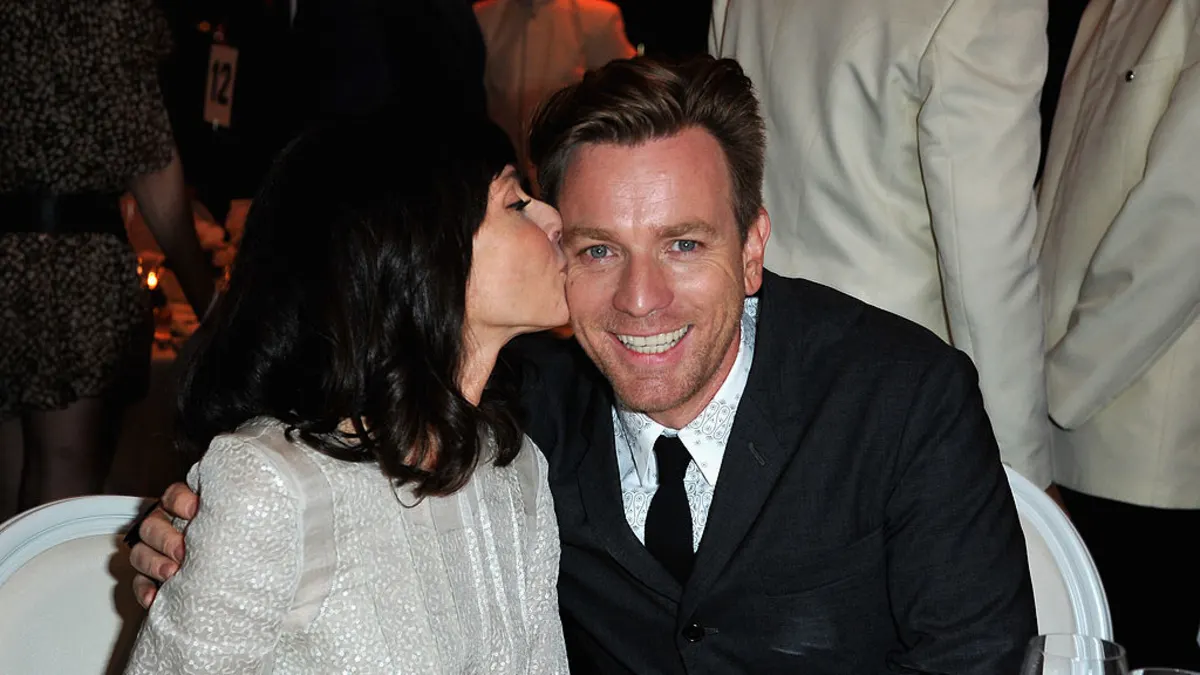 Eve Mavrakis and Ewan McGregor