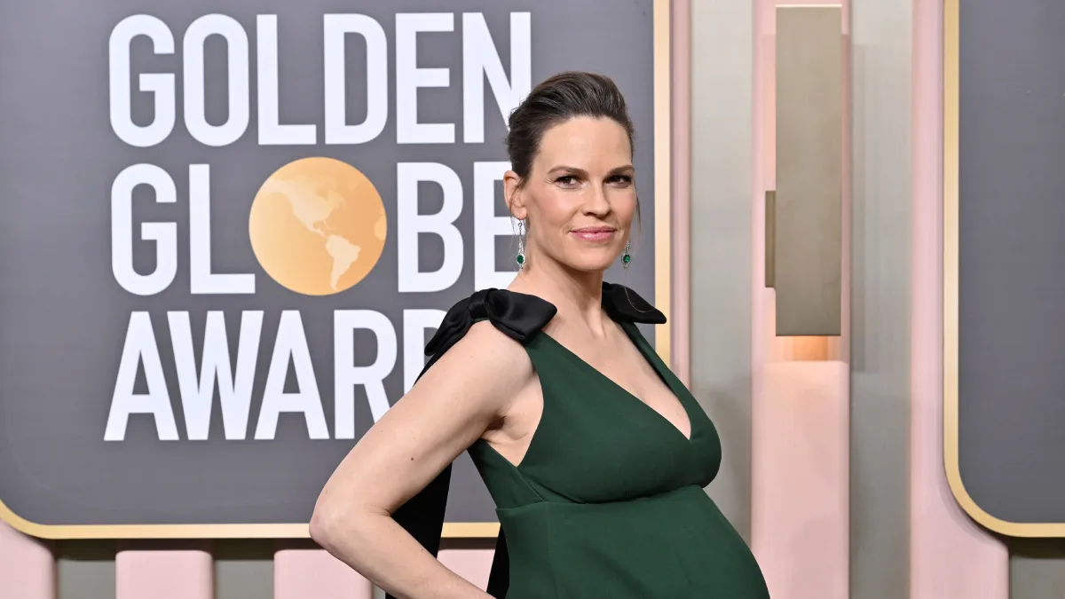 Hilary Swank had twins in 2023
