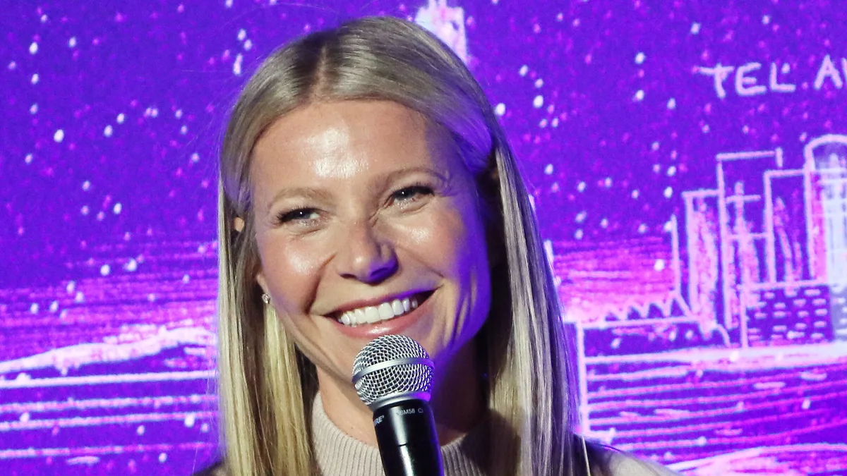 NEW YORK, NY- February 03: Gwyneth Paltrow at the grand opening of the JVP International Cyber Center in New York City o