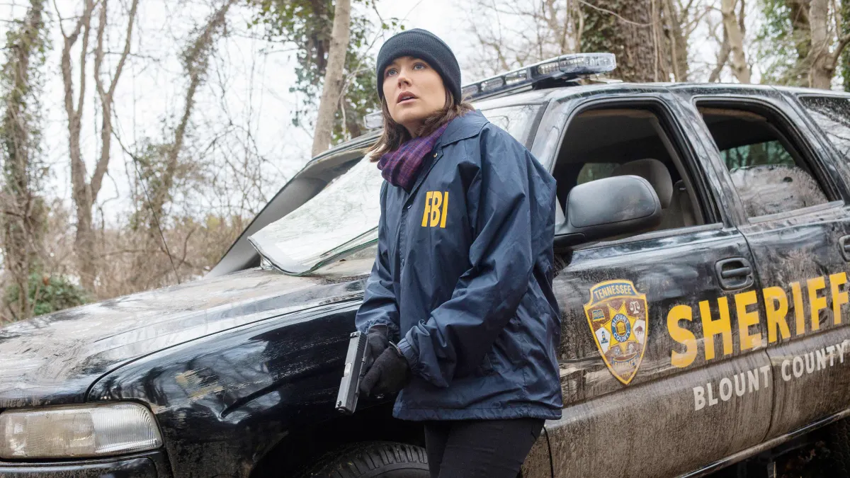 Megan Boone as "Elizabeth Keen" in 'The Blacklist'.