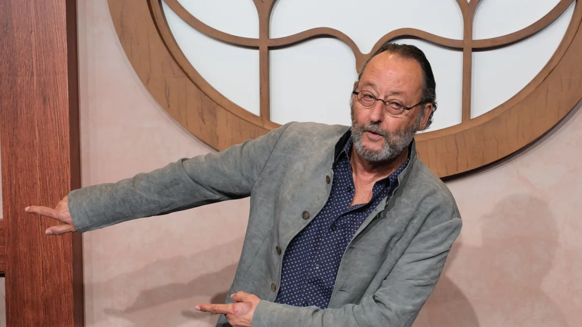 Jean Reno French actor Jean Reno poses upon his arrival at the premiere of the film A Private Matter at Callao Cinemas i
