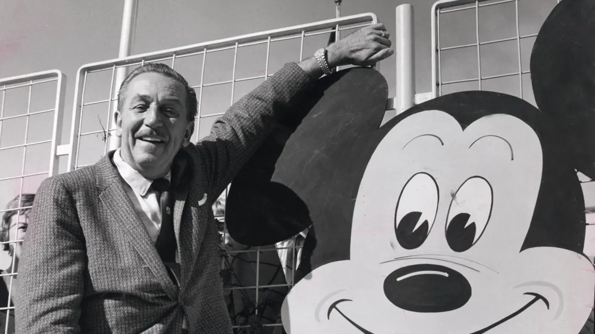 Omkring 1960. Musse Piggs skapare Walt Disney. x190x *** Around 1960 Mickey Mouse creator Walt Disney x190x PUBLICATIONx