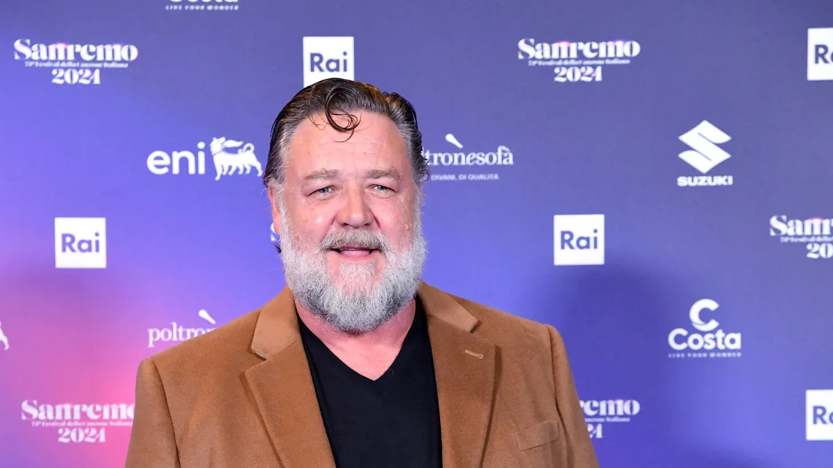Russel Crowe At 74th Italian Song Festival - Sanremo Russel Crowe attending the 74th Italian Song Festival in Sanremo, I